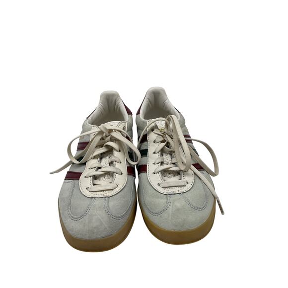 Adidas 'Gazelle' Grey Suede Indoor Shoes Size 6.5 - Picture 4 of 7